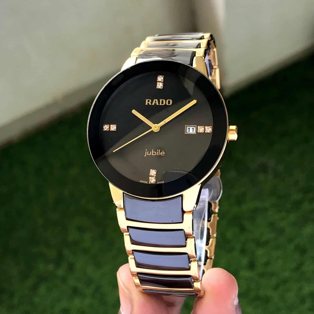 Rado Ceramic Black-G Dial For Men's Analog Watch
