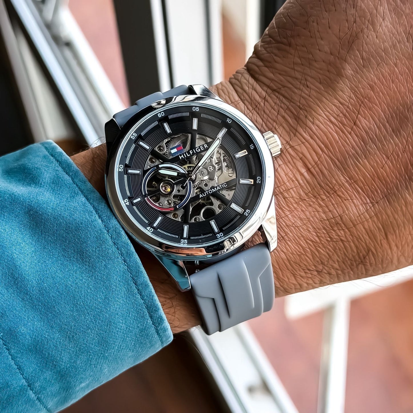 Tommy Hilfiger Automatic Skeleton Watch